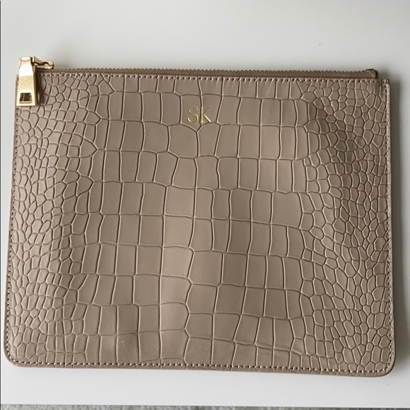 MON PURSE Accessories - Crocodile Emboss Leather Pouch